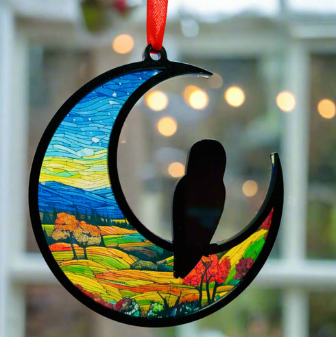Owl Moon Suncatcher